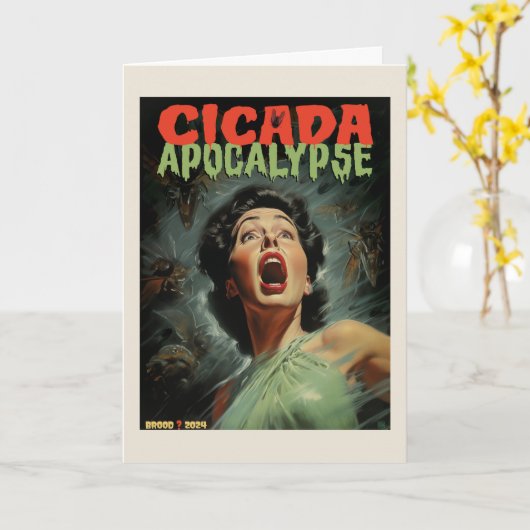 Cicada Apocalypse 2024 Kaart (Gele Bloem)