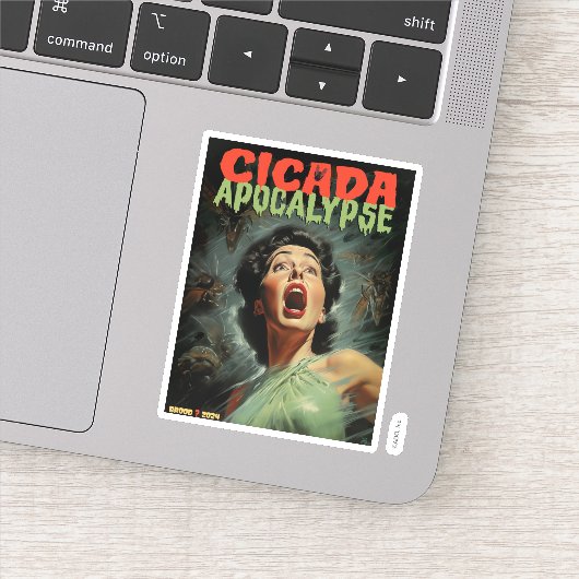 Cicada Apocalypse 2024 Sticker (Detail)