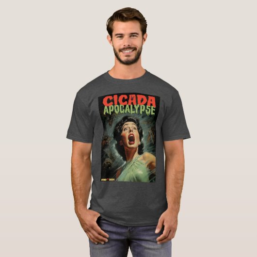 Cicada Apocalypse 2024 T-shirt (Voorkant volledig)