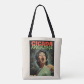 Cicada Apocalypse 2024 Tote Bag (Achterkant)