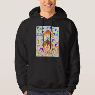 Cicada Bloemen Zwerm Broed Insect Natuur Hoodie
