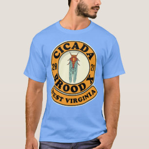 Cicada Brood X 2021 West Virginia Cicada Hatch T-shirt