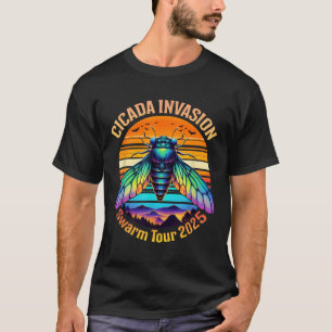 Cicada Brood XIV Summer Cicadas Swarm Tour 2025 T-shirt