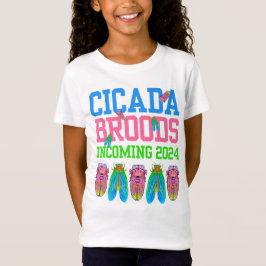 CICADA BROODS INKOMEND 2024 Leuk Kinder T-shirt