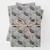 Cicada Bug Face Natuur Pattern Inpakpapier Vel (In situ)