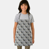 Cicada Bug Face Natuur Pattern Schort (Insitu)