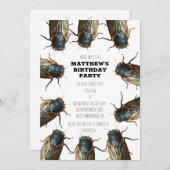 Cicada Bug, Insecten Foto gepersonaliseerd Kaart (Voorkant / Achterkant)