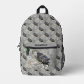 Cicada Bug Natuur Patroon Gepersonaliseerd Bedrukte Rugzak (Voorkant)