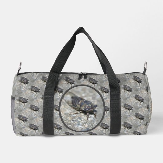 Cicada Bug Natuur Patroon Gepersonaliseerd Plunjezak (Achterkant)