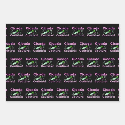 Cicada Bug - Schattigee insectenliefhebber Inpakpapier Vel (Voorkant)