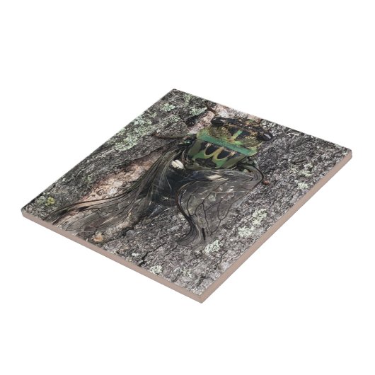 Cicada Ceramic Tegel Tegeltje (Zijkant)