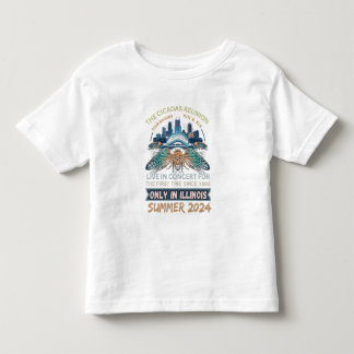 Cicada Concert Tour 2024 Illinois Cicada Broods Kinder Shirts