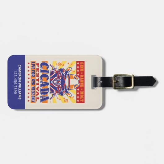 Cicada Country Music Festival Bagagelabel (Voorkant horizontaal)