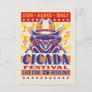 Cicada Country Music Festival Briefkaart