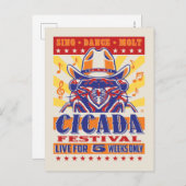 Cicada Country Music Festival Briefkaart (Voorkant / Achterkant)