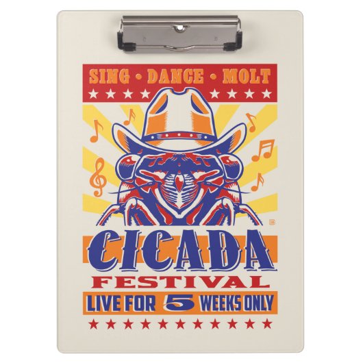 Cicada Country Music Festival Klembord (Voorkant)