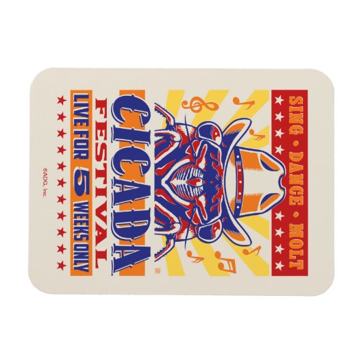 Cicada Country Music Festival Magneet (Horizontaal)