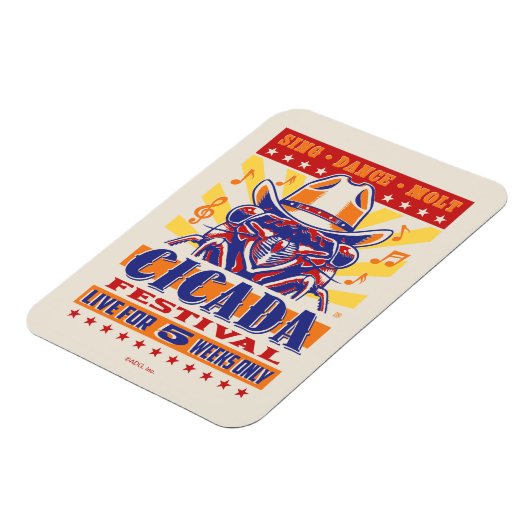 Cicada Country Music Festival Magneet (Linkerzijde)