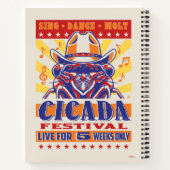 Cicada Country Music Festival Notitieboek (Achterkant)