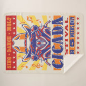 Cicada Country Music Festival Sherpa Deken (Voorkant (horizontaal))