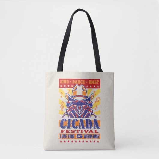 Cicada Country Music Festival Tote Bag (Voorkant)