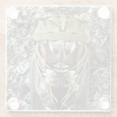 Cicada Glazen Onderzetter (Achterkant)