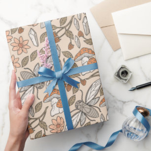 Cicada in het bos cadeaupapier