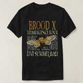 Cicada Insect 17 jaar Brood X Great Eastern Brood T-shirt (Design voorkant)
