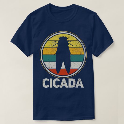 Cicada Insect Entomoloog T-shirt (Design voorkant)