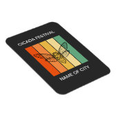 Cicada insect lover Custom Magneet (Rechterzijde)