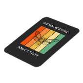 Cicada insect lover Custom Magneet (Linkerzijde)