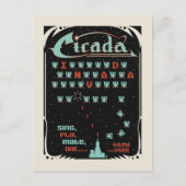 Cicada Invada Briefkaart (Voorkant)