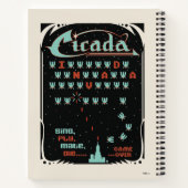 Cicada Invada Notitieboek (Achterkant)