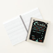 Cicada Invada Notitieboek (Binnen)