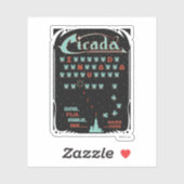 Cicada Invada Sticker (Vel)