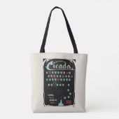 Cicada Invada Tote Bag (Achterkant)