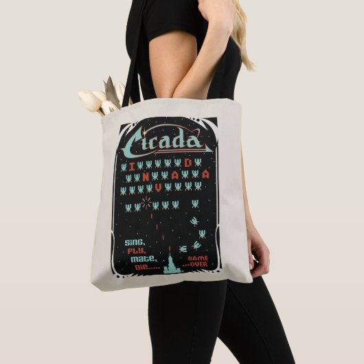 Cicada Invada Tote Bag (Dichtbij)