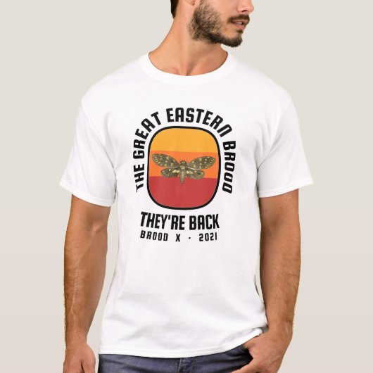 Cicada Invasion 2021 Brood X T-shirt (Voorkant)