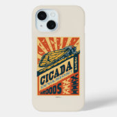 Cicada Invasion 2024 Brief Pers Case-Mate iPhone Case (Achterkant)