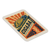 Cicada Invasion 2024 Brief Pers Magneet (Rechterzijde)