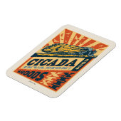 Cicada Invasion 2024 Brief Pers Magneet (Linkerzijde)