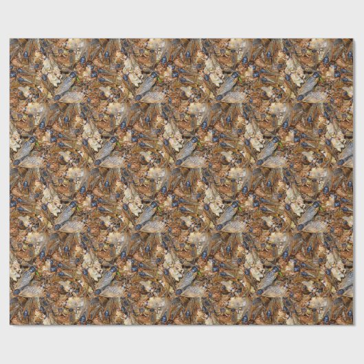 Cicada Invasion Cadeaupapier (Vlak)