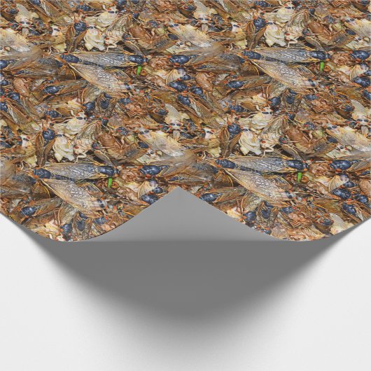 Cicada Invasion Cadeaupapier (Hoek)