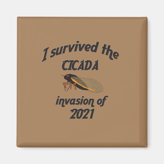 Cicada Invasion Magneet (Voorkant)