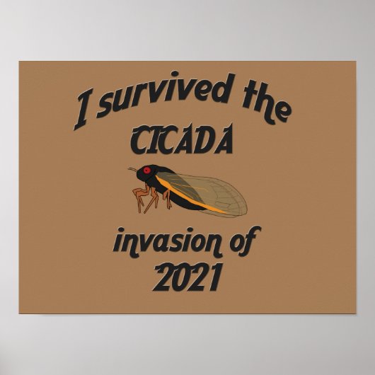 Cicada Invasion Poster (Voorkant)