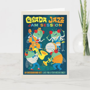 Cicada Jazz Jam Sessie Kaart