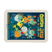 Cicada Jazz Jam Sessie Magneet (Horizontaal)