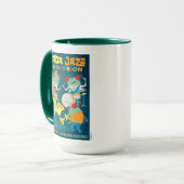 Cicada Jazz Jam Sessie Mok (Voorkant links)