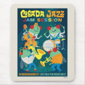 Cicada Jazz Jam Sessie Muismat (Voorkant)