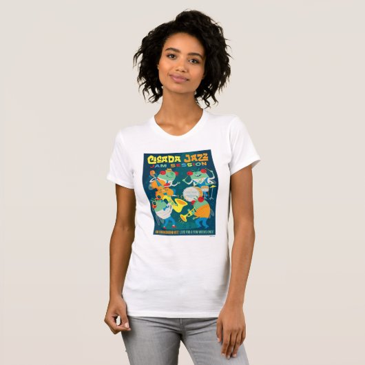 Cicada Jazz Jam Sessie T-shirt (Voorkant volledig)